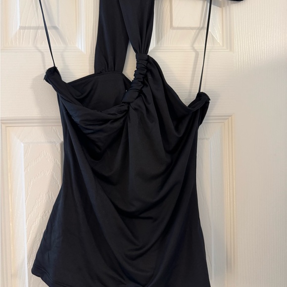 Abercrombie Black One-Shoulder Top - Picture 2 of 3